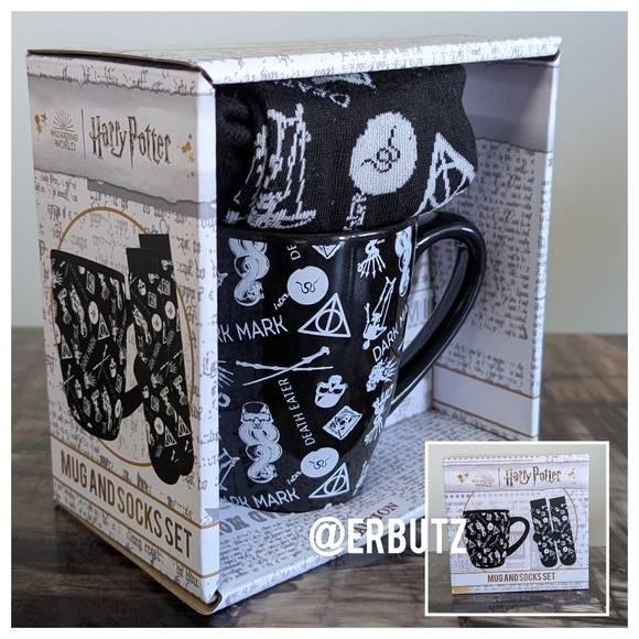 Wizarding World Of Harry Potter Other - Warner Bros. Harry Potter THE DARK MARK Matching Voldemort Mug and Socks Set 💀